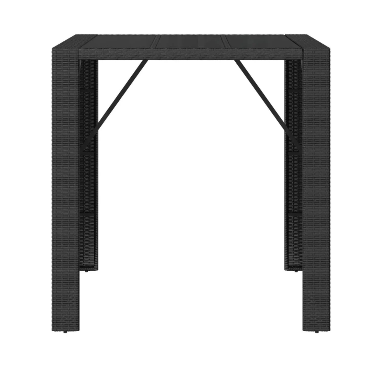 Outdoor Rattan Wicker Bar Table - Image 5