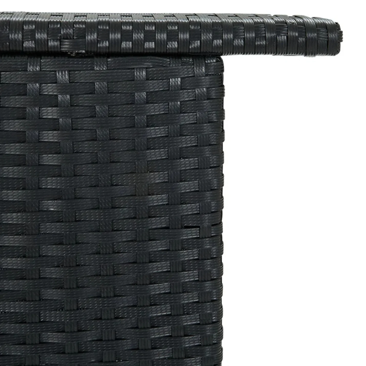 Outdoor Rattan Wicker Bar Table With a High-Top Design & Integrated Storage Shelf - Image 7