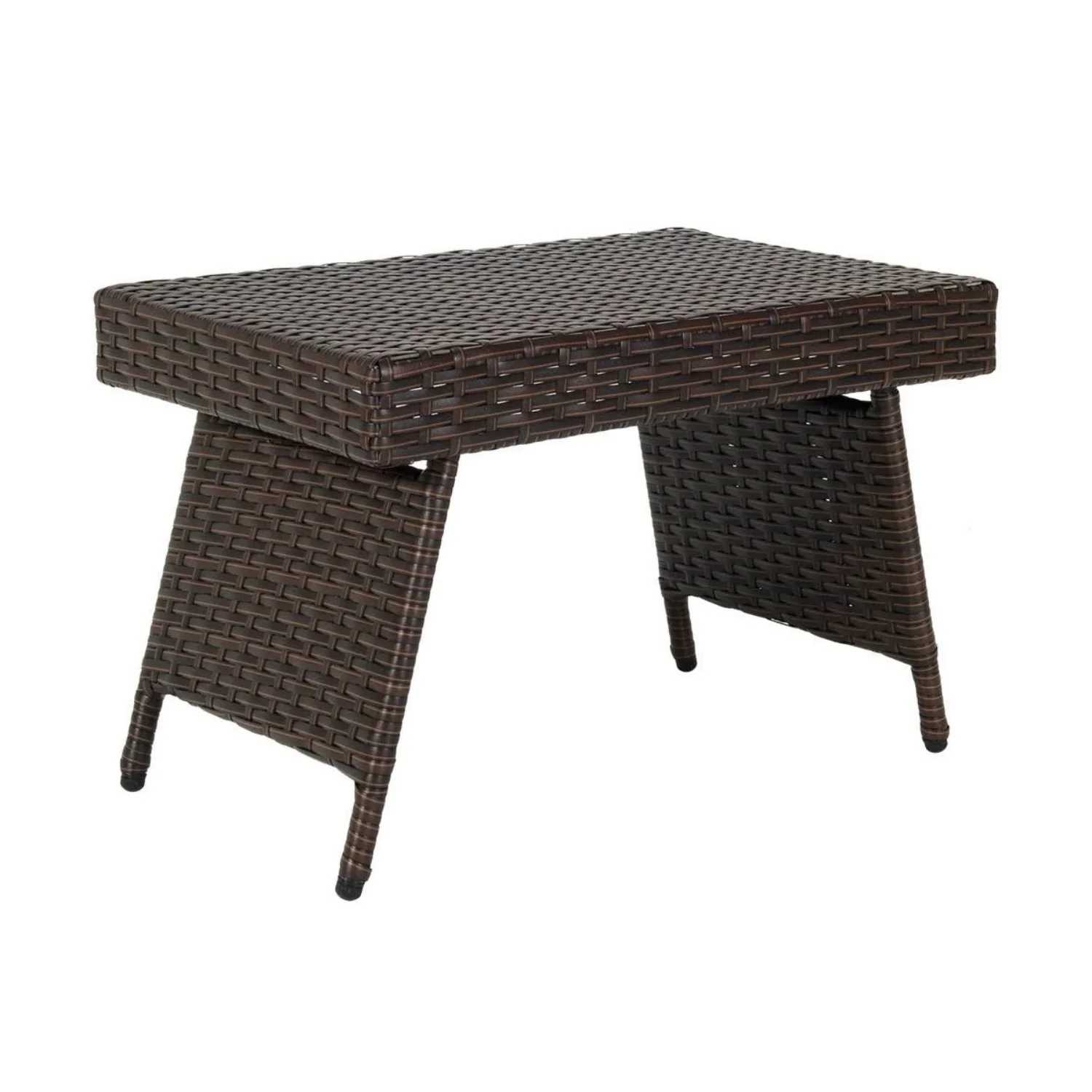 Outdoor Rattan Wicker Foldable Table - Image 3
