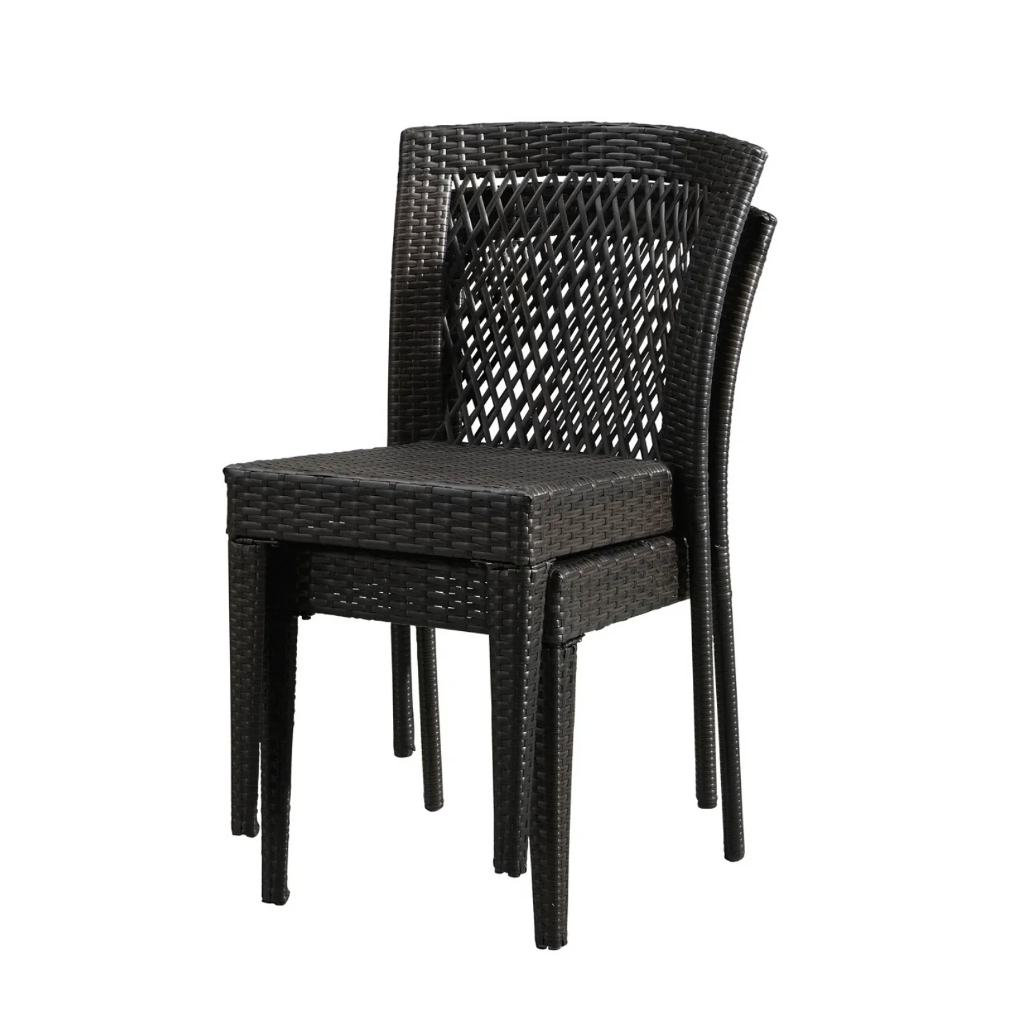 Outdoor Rattan Wicker Patio Dining Chairs - Image 9