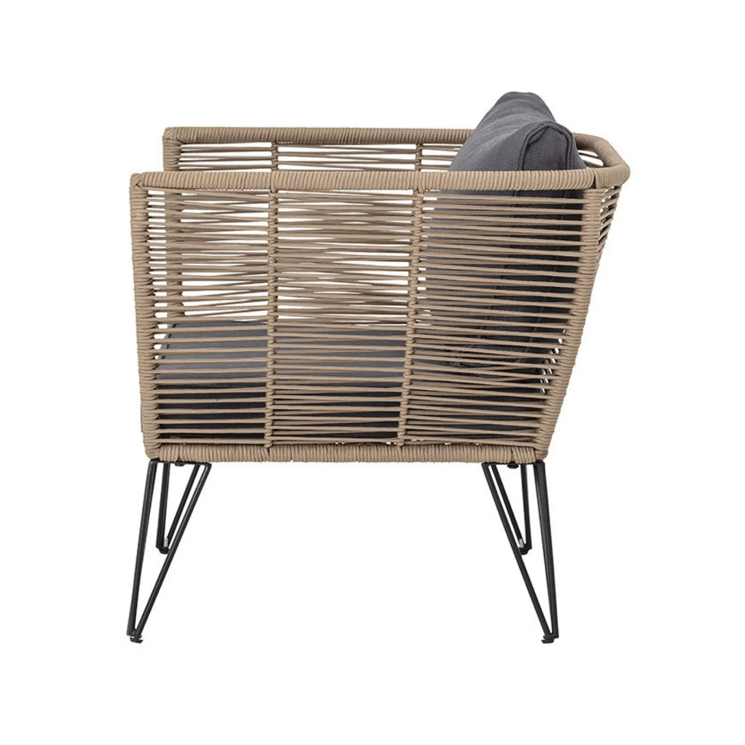 Outdoor Rope 1 Piece Patio Single Seater Sofa - Image 8