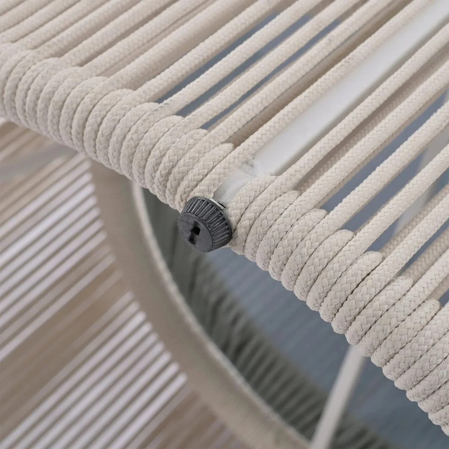 Outdoor Rope 2 Seater Patio Daybed With Side Table - Image 7