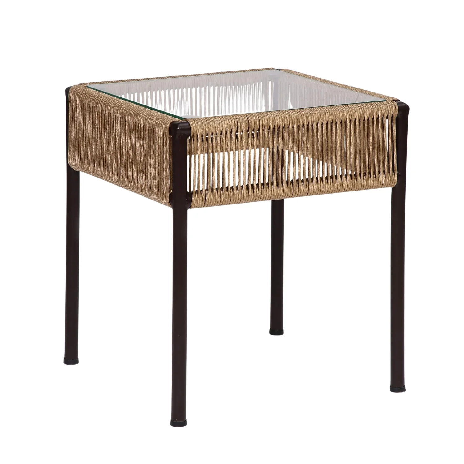 Outdoor Rope 3-Piece Patio Set (Beige) - Image 10