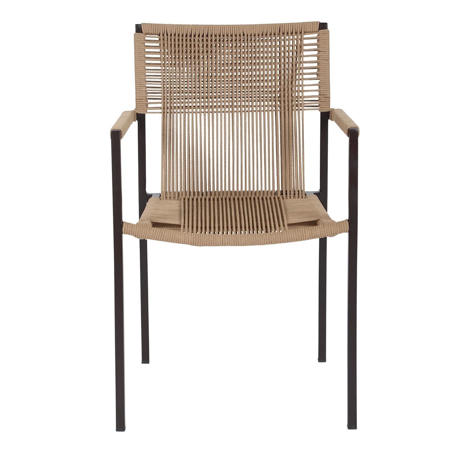 Outdoor Rope 3-Piece Patio Set (Beige) - Image 11