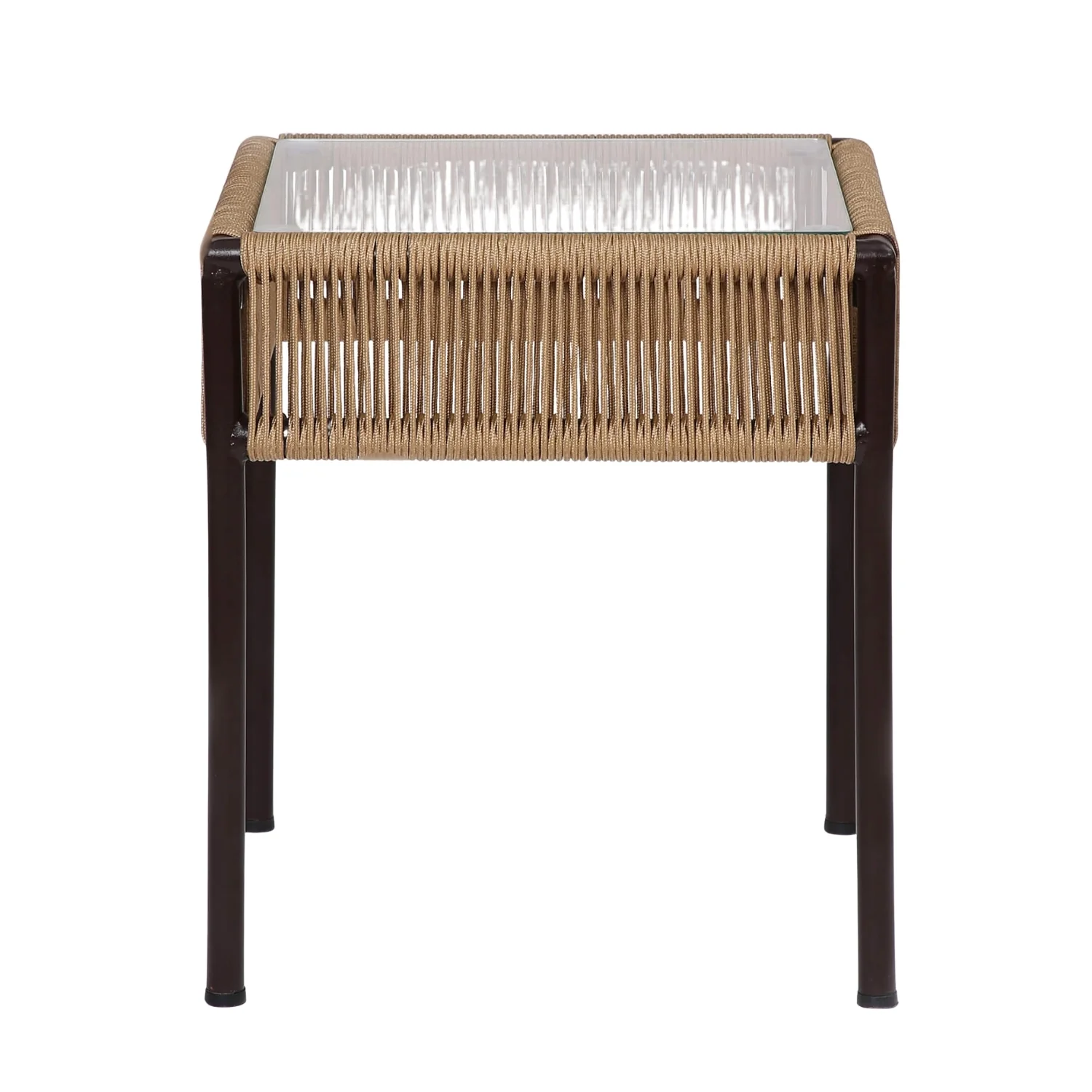 Outdoor Rope 3-Piece Patio Set (Beige) - Image 14