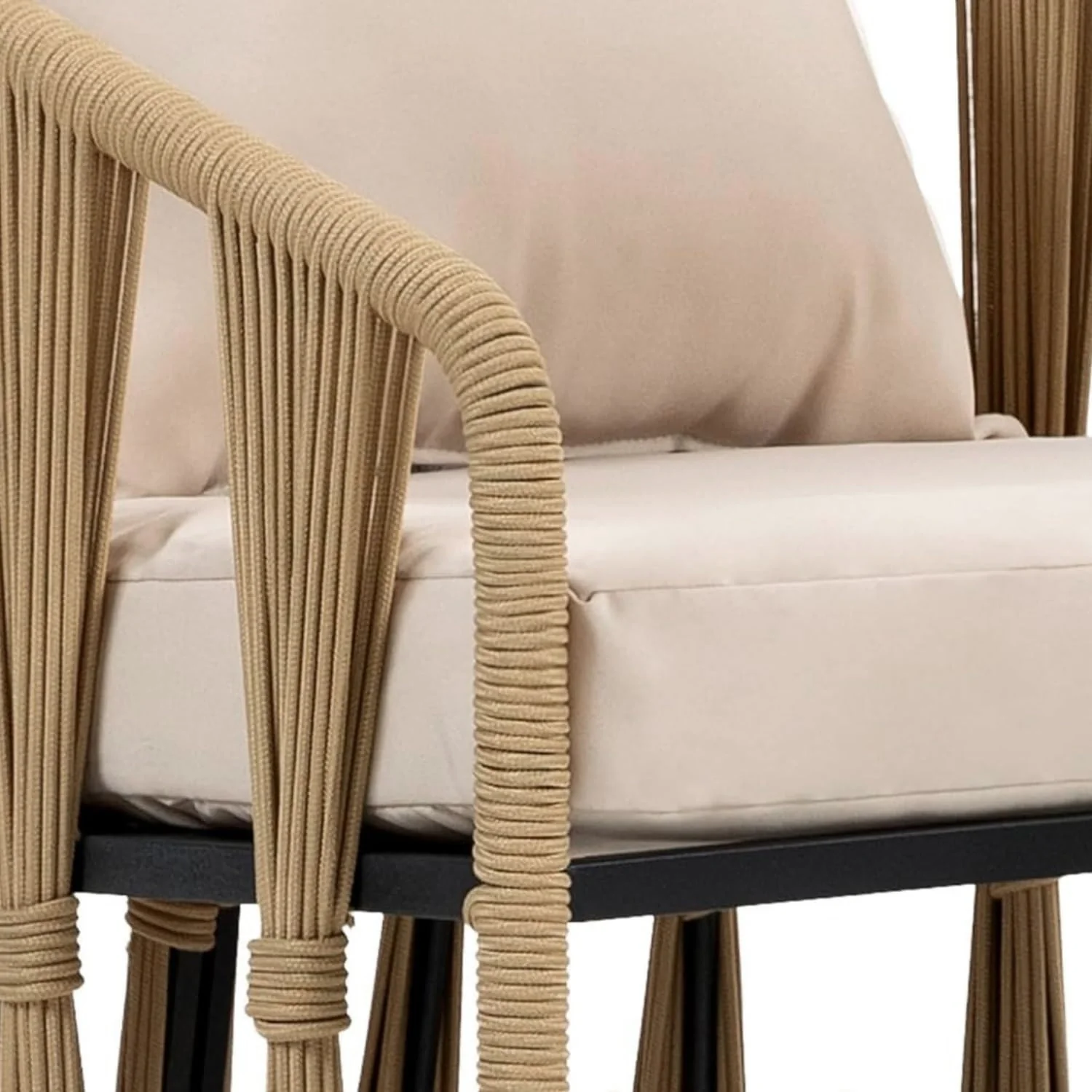 Outdoor Rope 3-Piece Patio Set - Image 4