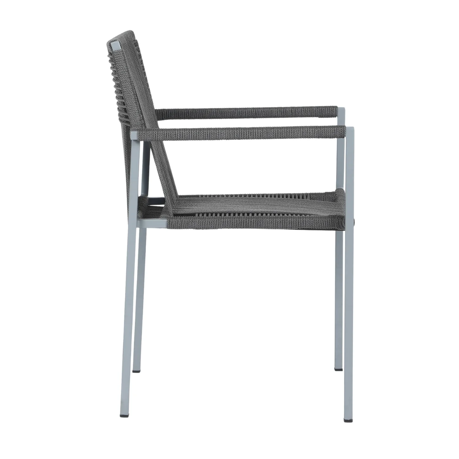 Outdoor Rope 3-Piece Patio Set (Grey) - Image 11