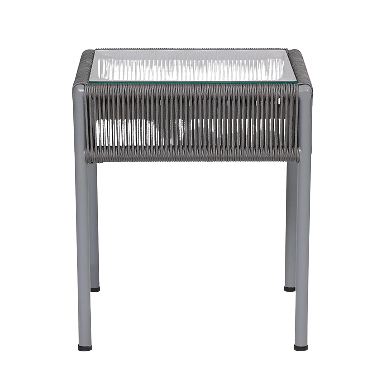 Outdoor Rope 3-Piece Patio Set (Grey) - Image 13