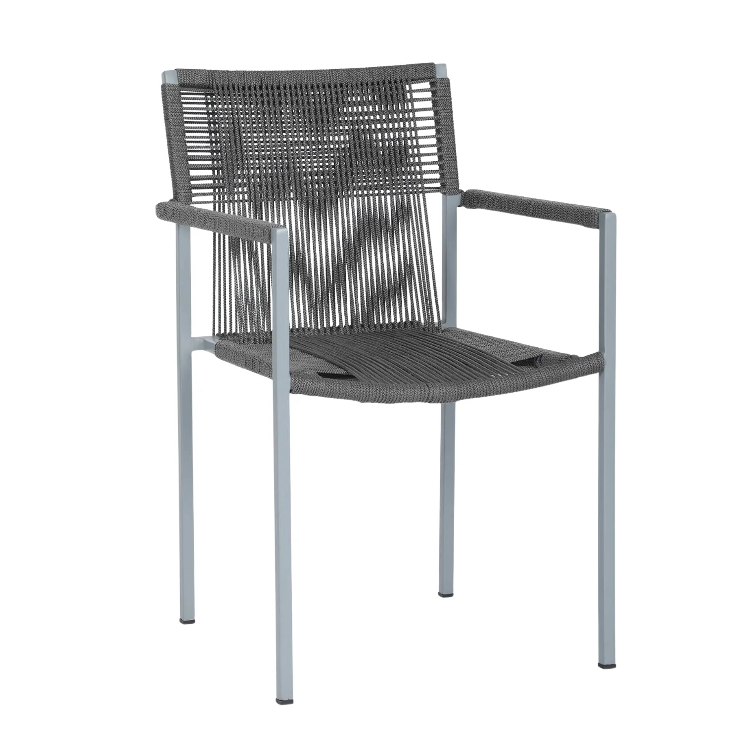 Outdoor Rope 3-Piece Patio Set (Grey) - Image 14
