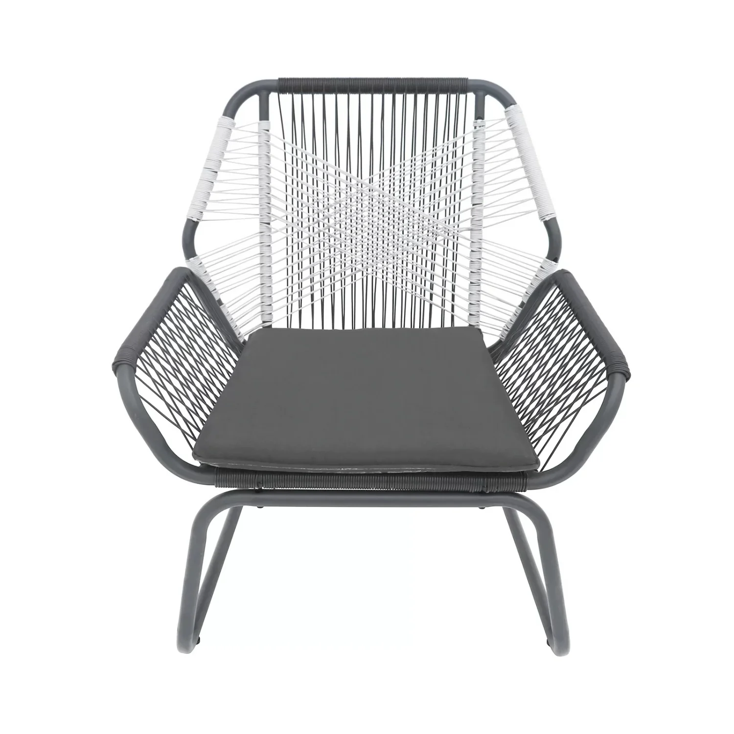Outdoor Rope Double Tone 3-Piece Patio Set - Image 3