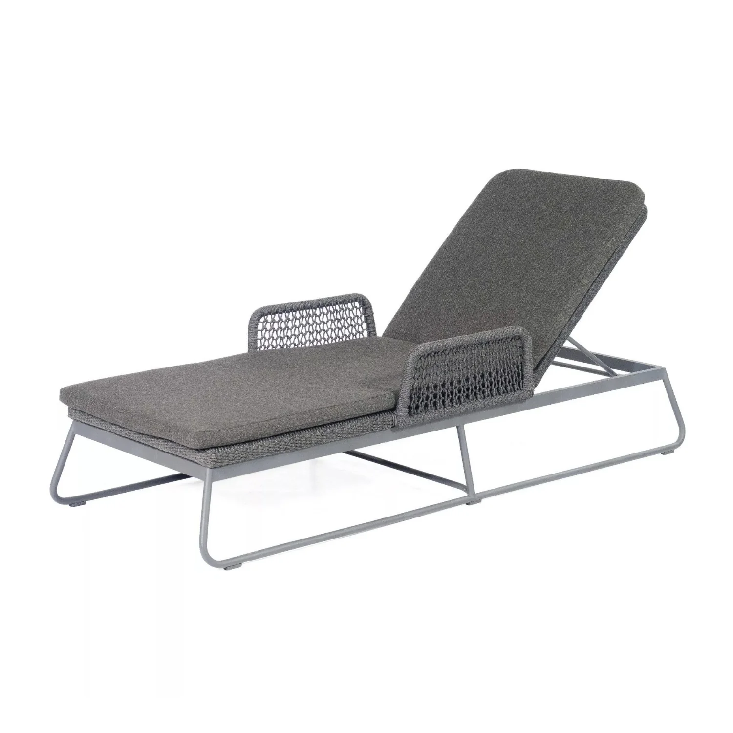 Outdoor Rope Lounge Chair With Side Table - Image 12