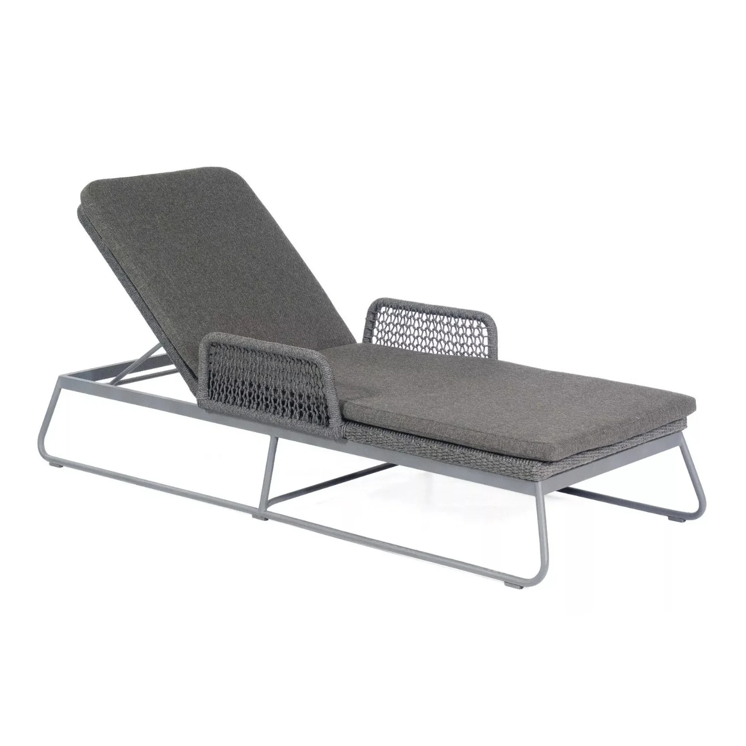 Outdoor Rope Lounge Chair With Side Table - Image 9