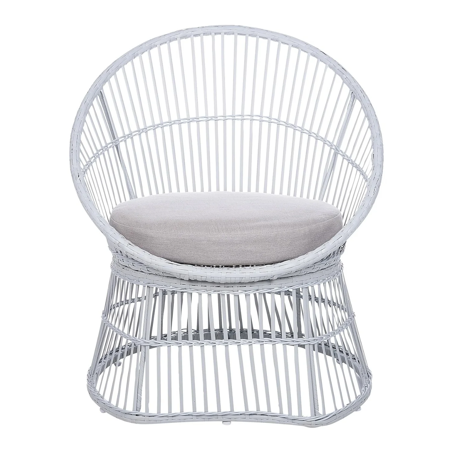 Outdoor Wicker Patio Set with Glass Top Table - Image 12