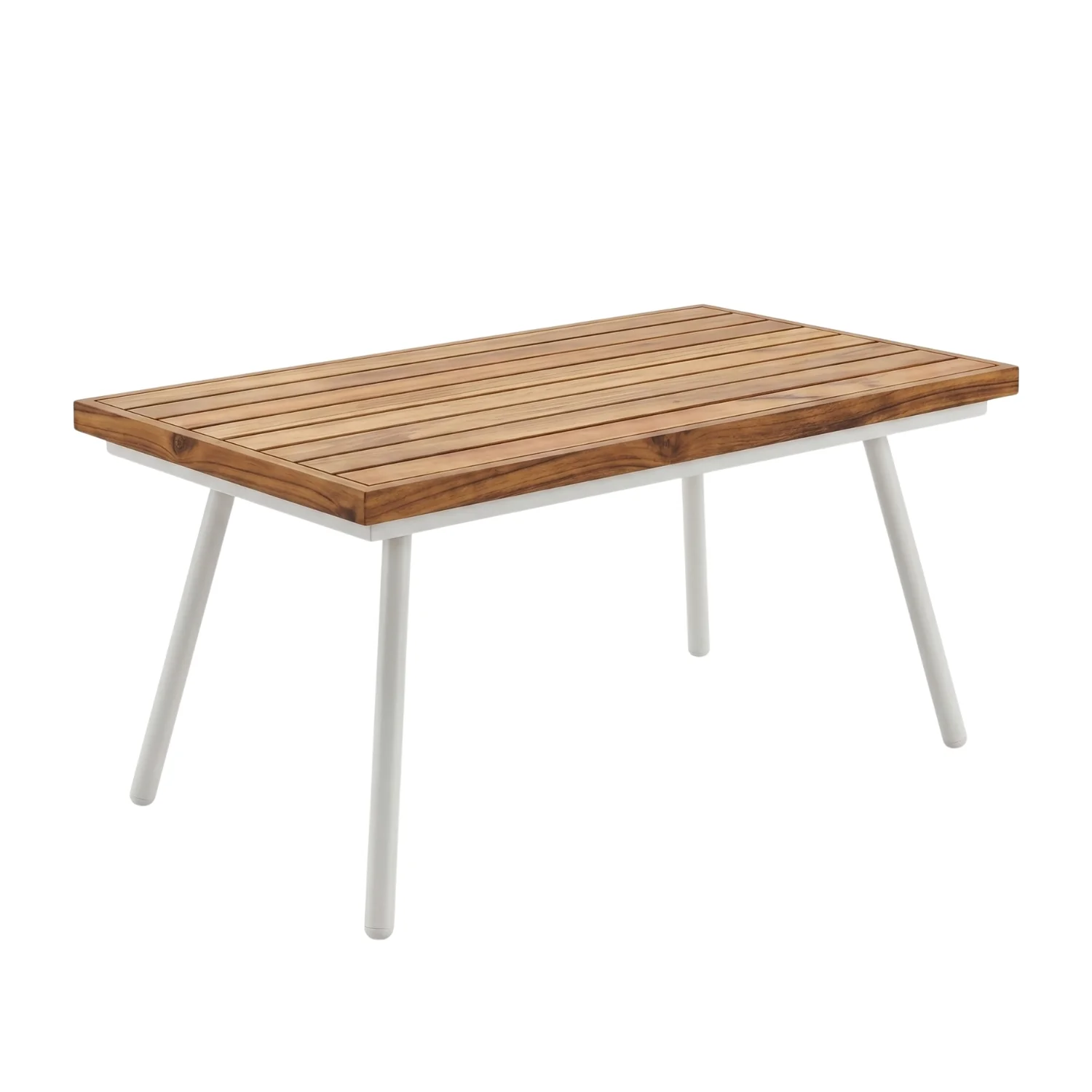 Outdoor Rope Sofa Set with Wooden Top Center Table (Grey) - Image 9