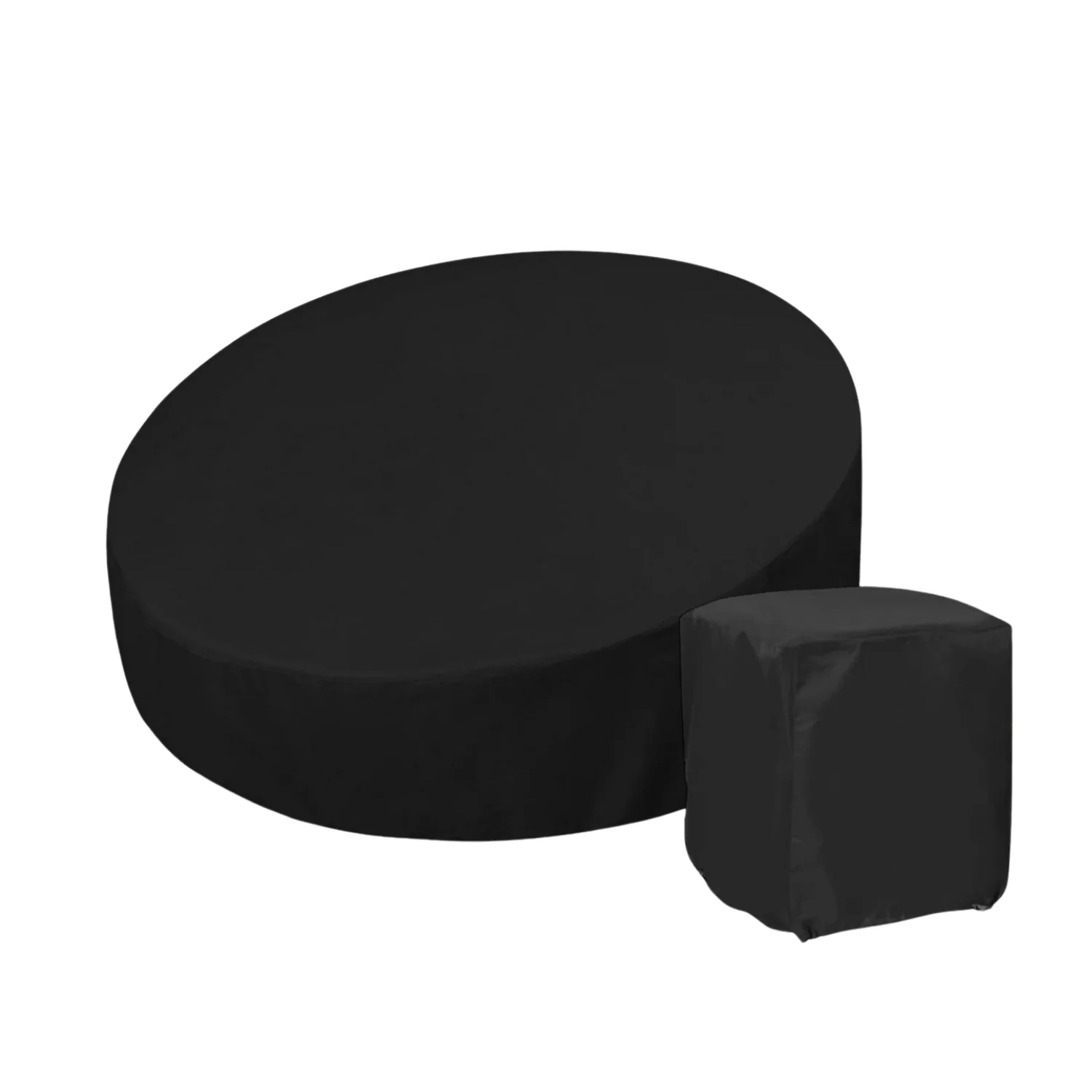 Outdoor Round Daybed With Table Cover - Image 3