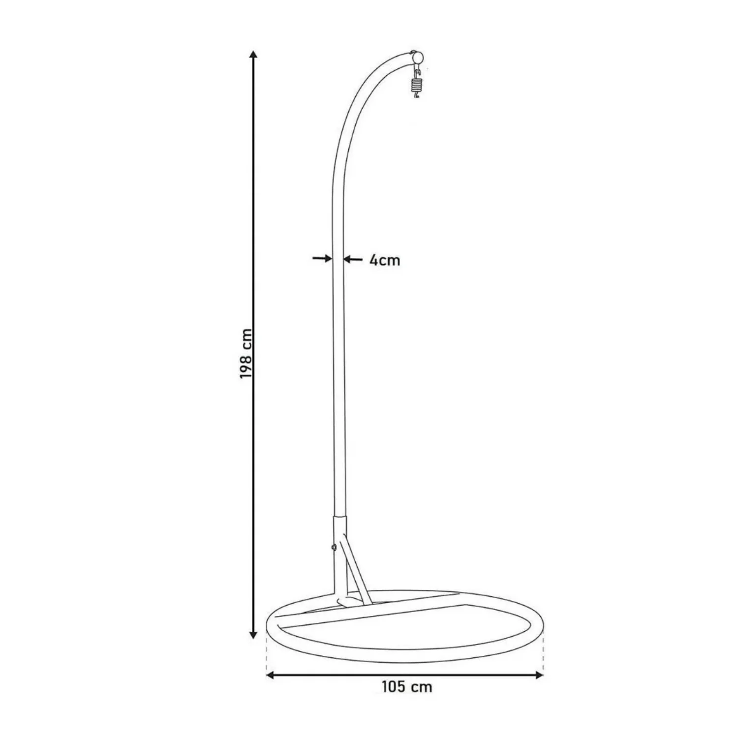 Outdoor Swing and Chair Stand: 200Kg capacity - Image 2