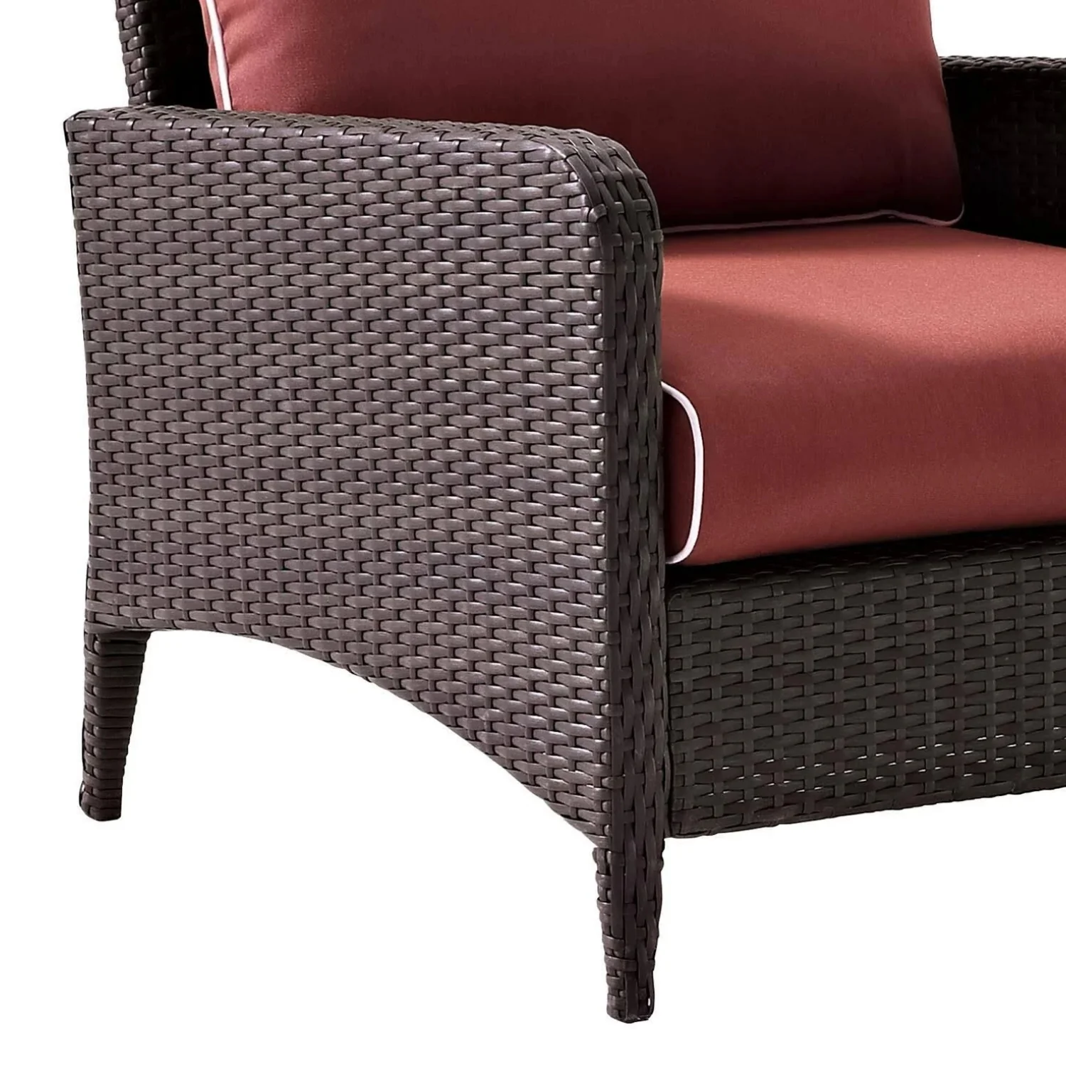 1-Piece Outdoor Wicker Single Seater Sofa - Image 3