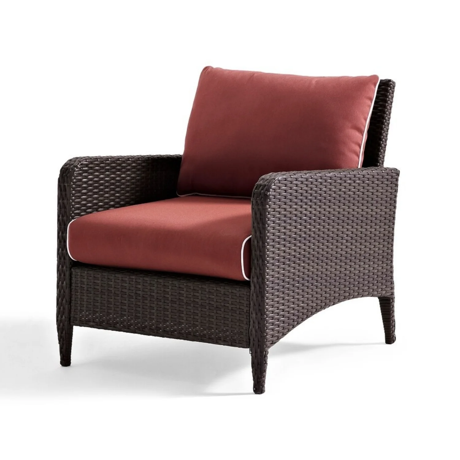 1-Piece Outdoor Wicker Single Seater Sofa - Image 4