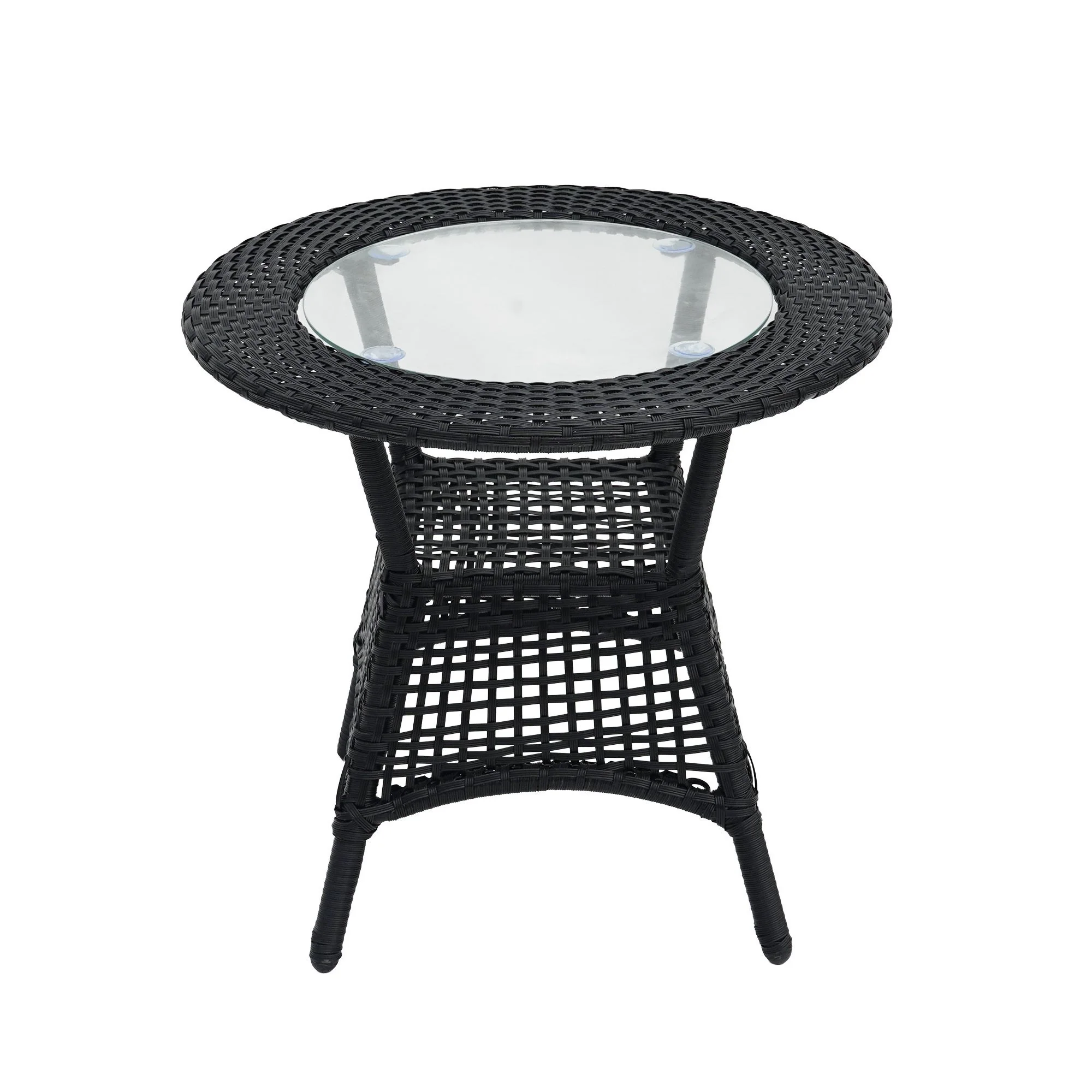 Outdoor Wicker 3-Piece Patio Set with Outdoor Umbrella - Image 9