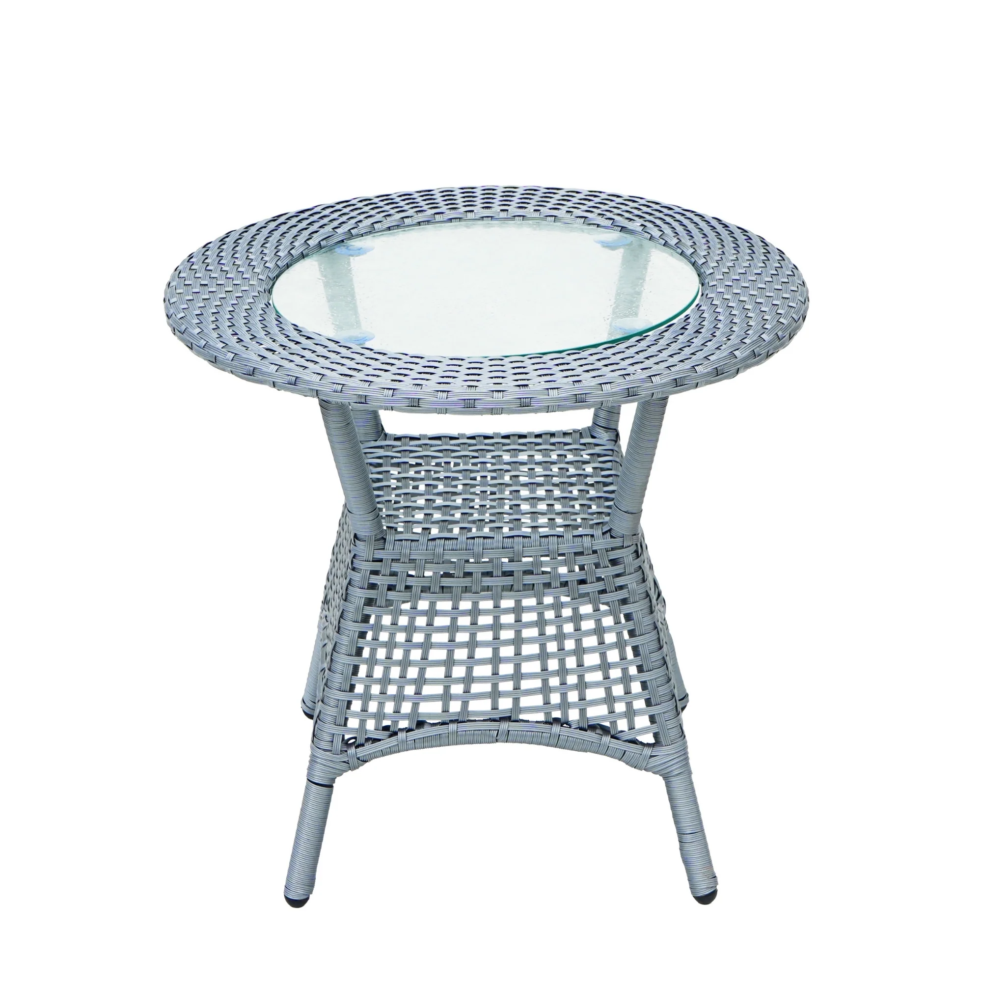 Outdoor Wicker 3-Piece Patio Set with Outdoor Umbrella - Image 9