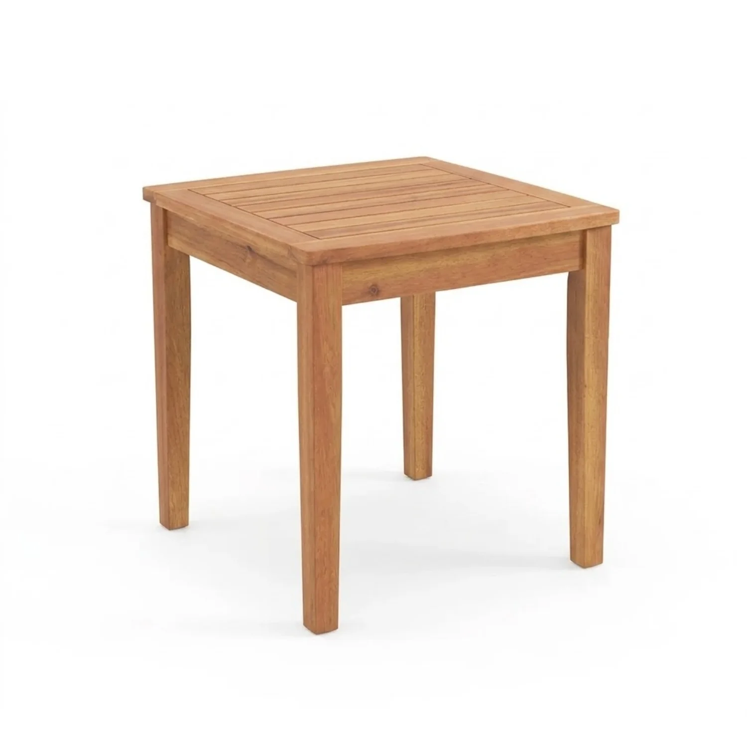 Outdoor Wicker Patio Conversation Set with Acacia Wood Frame & Center Table - Image 9