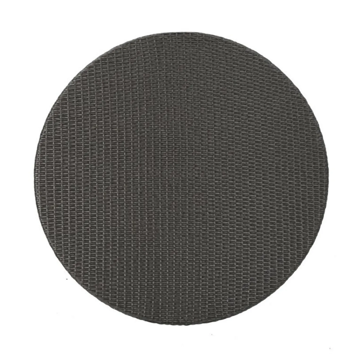 Outdoor Wicker Round Patio Dining Table (Dark Brown) - Image 8
