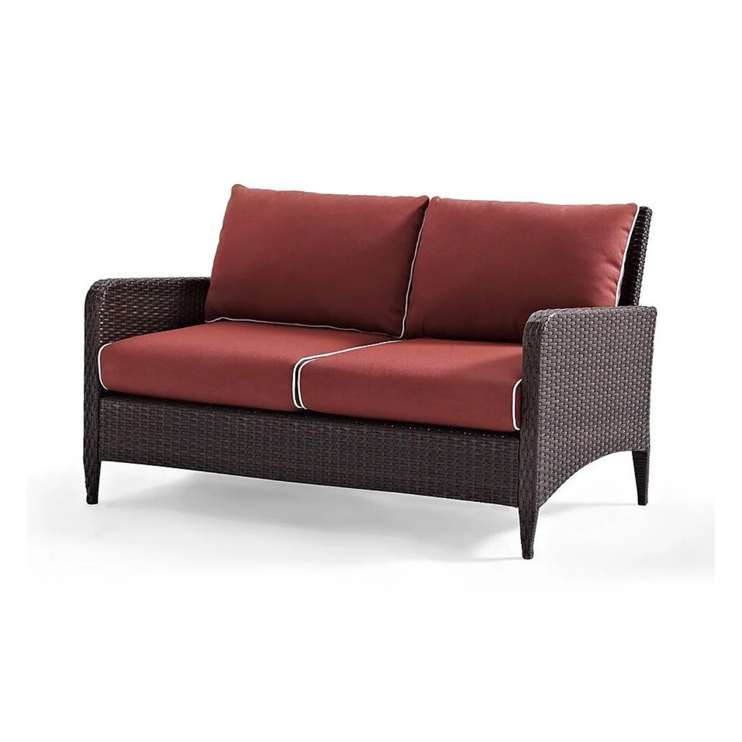 Outdoor Wicker Double Seater Loveseat Sofa - Image 4
