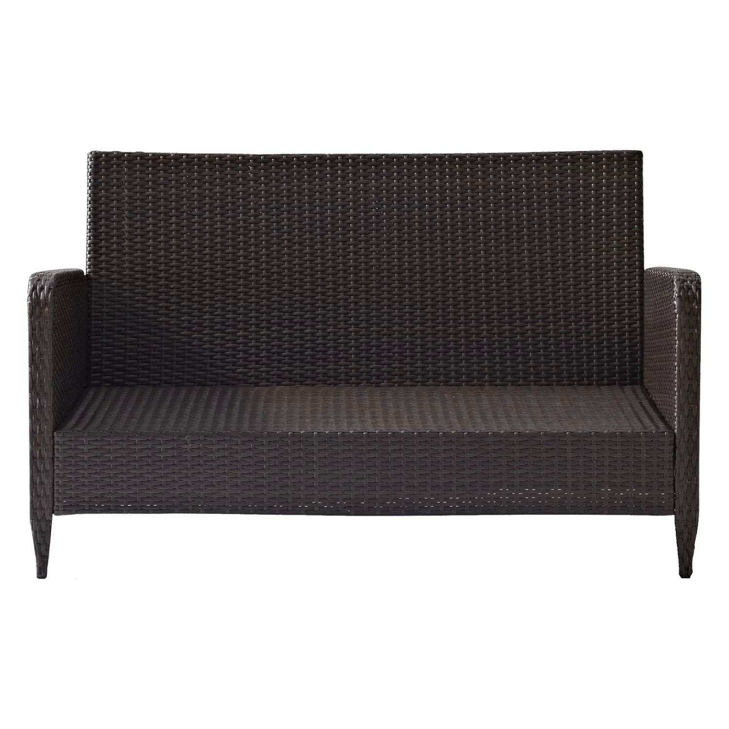 Outdoor Wicker Double Seater Loveseat Sofa - Image 7