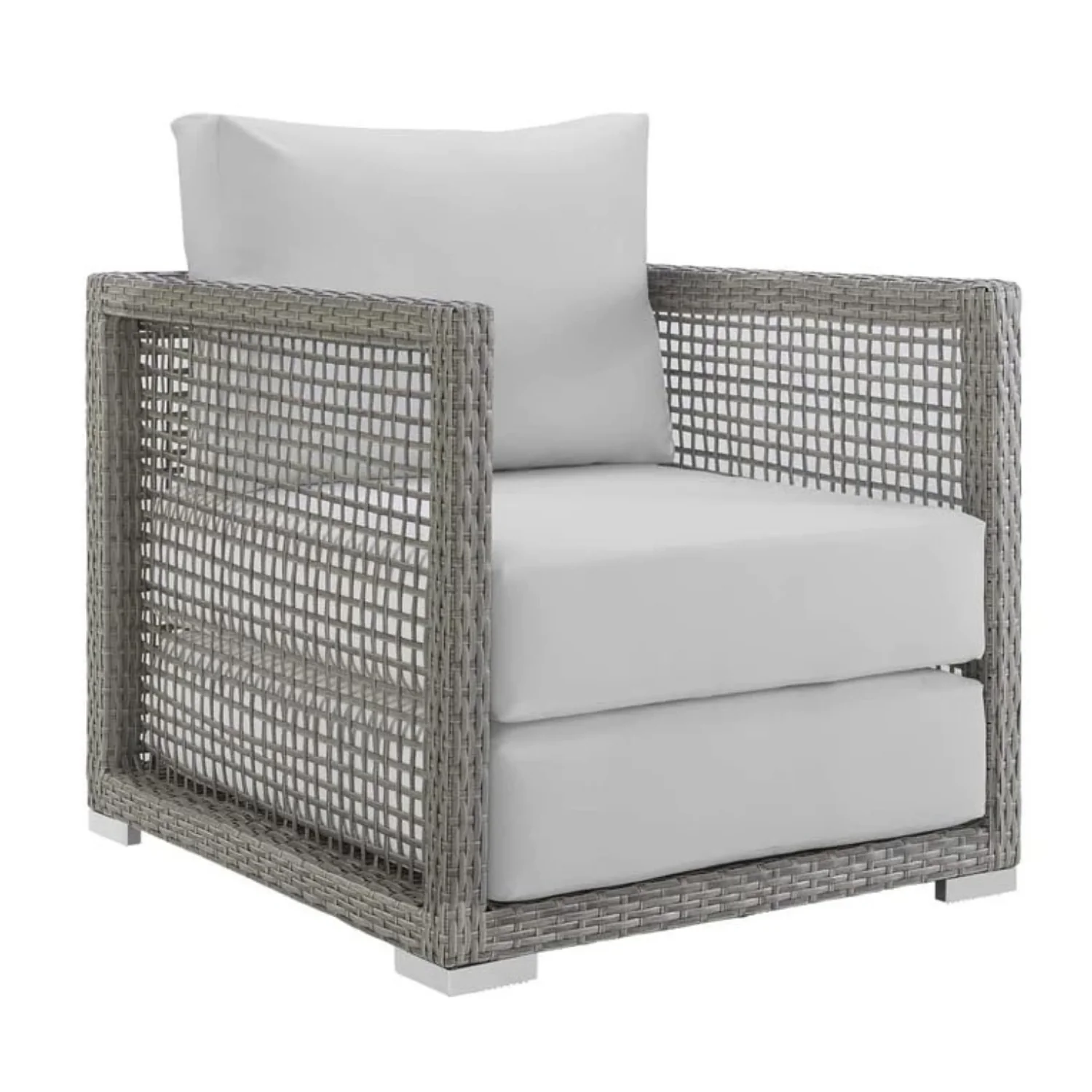 Outdoor Wicker Woven 6 Pieces Sectional Patio Furniture Set - Image 11