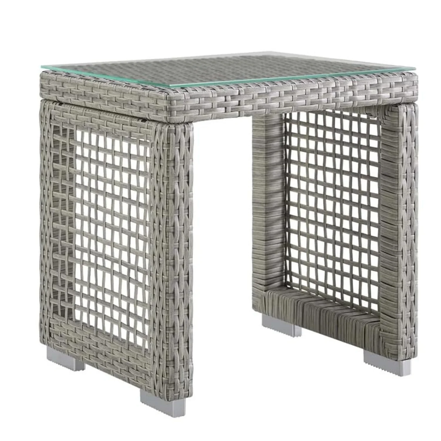 Outdoor Wicker Woven 6 Pieces Sectional Patio Furniture Set - Image 13