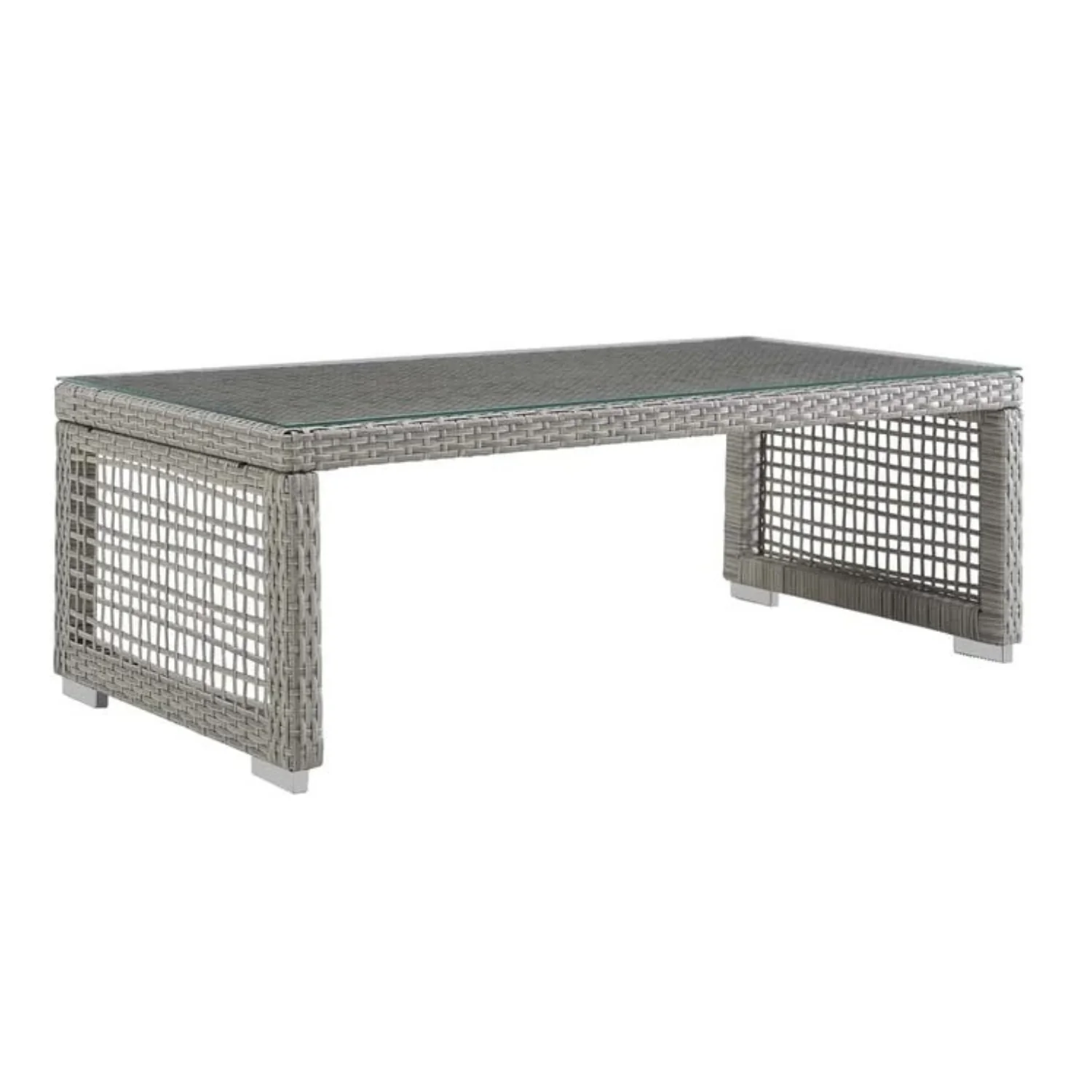 Outdoor Wicker Woven 6 Pieces Sectional Patio Furniture Set - Image 12