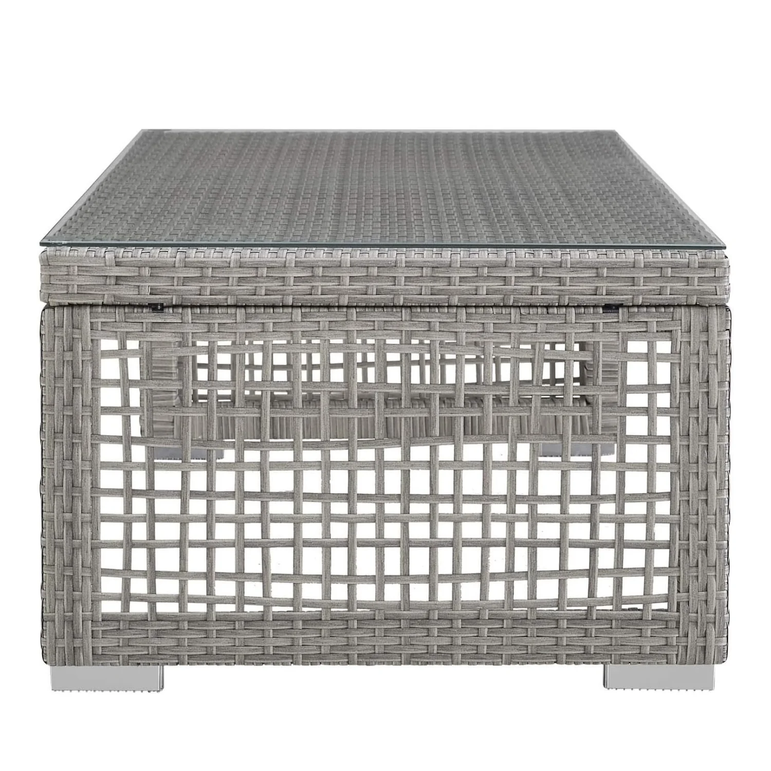 Outdoor Wicker Woven 6 Pieces Sectional Patio Furniture Set - Image 16