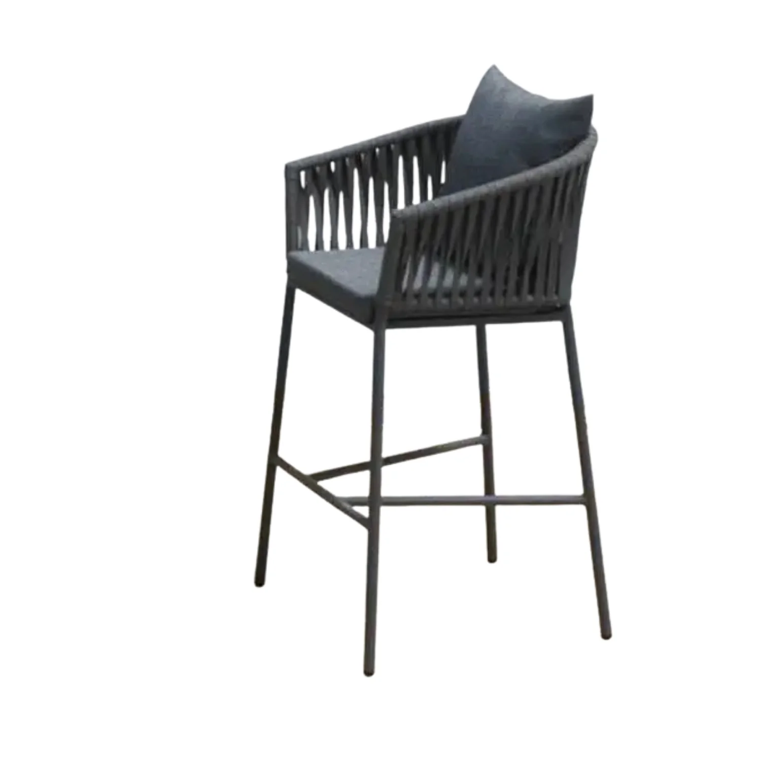 Premium Outdoor Rope Bar Set With a High-Top Round Table - Image 4