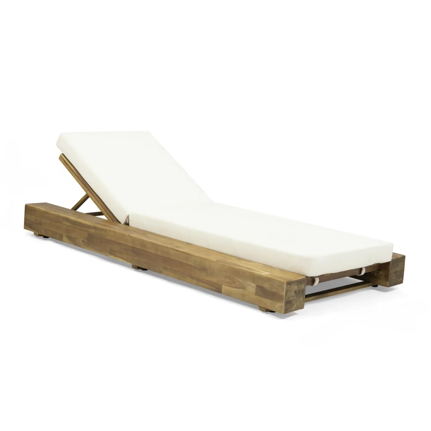 Premium Outdoor Sheesham Wood Lounger Set with Cushions - Image 7
